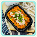 SHRIMP AND ROASTED BELL PEPPER RISOTTO